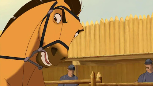Screen Shot Of Hollywood Movie Spirit Stallion of the Cimarron (2002) In Hindi English Full Movie Free Download And Watch Online at worldfree4u.com