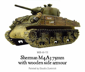 SHERMAN M4A3 with WOODEN ARMOR
