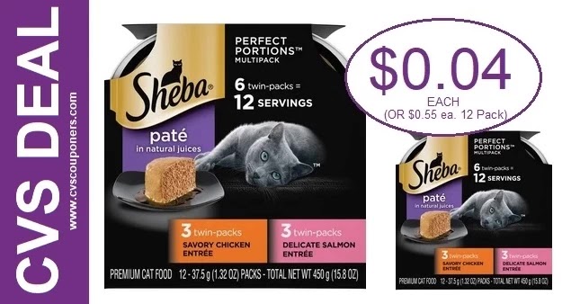 Almost FREE Sheba Cat Food CVS Deals