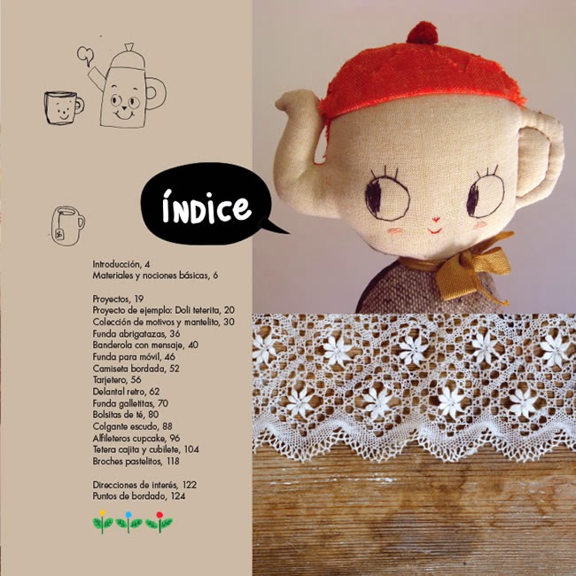 misako mimoko: My Embroidery Book for beginners is out now! 'La hora del  té, guía básica de bordado