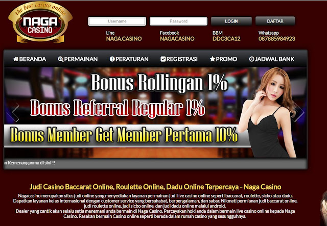 Situs Judi Live Casino Online Naga Casino Terbaik