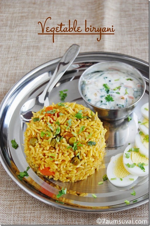 Vegetable biryani 