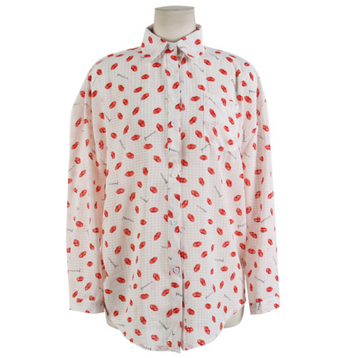 Passion Kiss Button Up Blouse