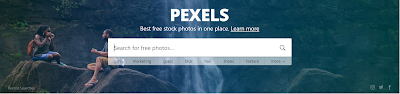 Pexels home age, Pexels.com