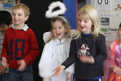 Winter Celebration party at BIS Rec C