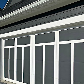 EASY Faux Carriage Garage Door Makeover