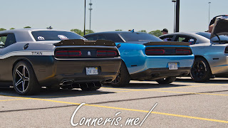 Dodge Challengers Rear Angle