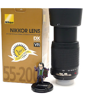 Lensa Nikon 55-200 VR Fullset