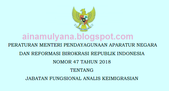 melakukan acara analisis dan ajudikasi di bidang keimigrasian PERMENPAN RB NOMOR 47 TAHUN 2018 TENTANG  JABATAN FUNGSIONAL ANALIS KEIMIGRASIAN