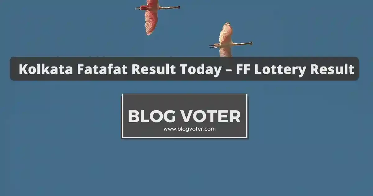 Kolkata FataFat 12 5 2022 Result Today Live Online