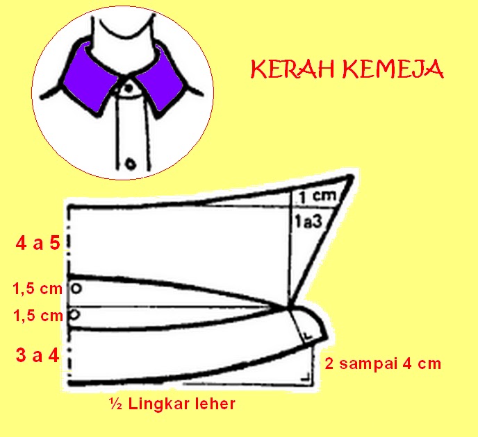 Pola Kerah Kemeja Danitailor