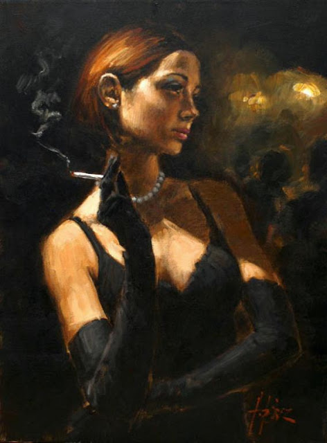 Woman Paintings By Argentinian Artist- "Fabian Perez"