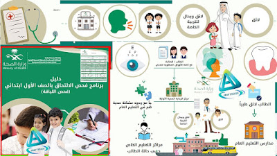 دليل برنامج فحص الالتحاق بالصف الأول ابتدائي (فحص اللياقة) والكشف على الطلبة المستجدين بالمدارس