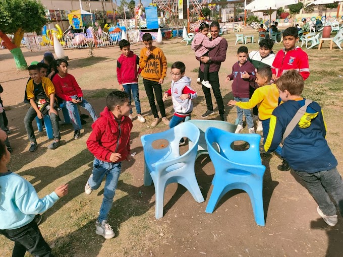  شباب كفر الشيخ تنظم ختام احتفال أعياد الطفولة بحديقة صنعاء 