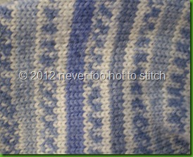 2011 Soft Blue socks detail