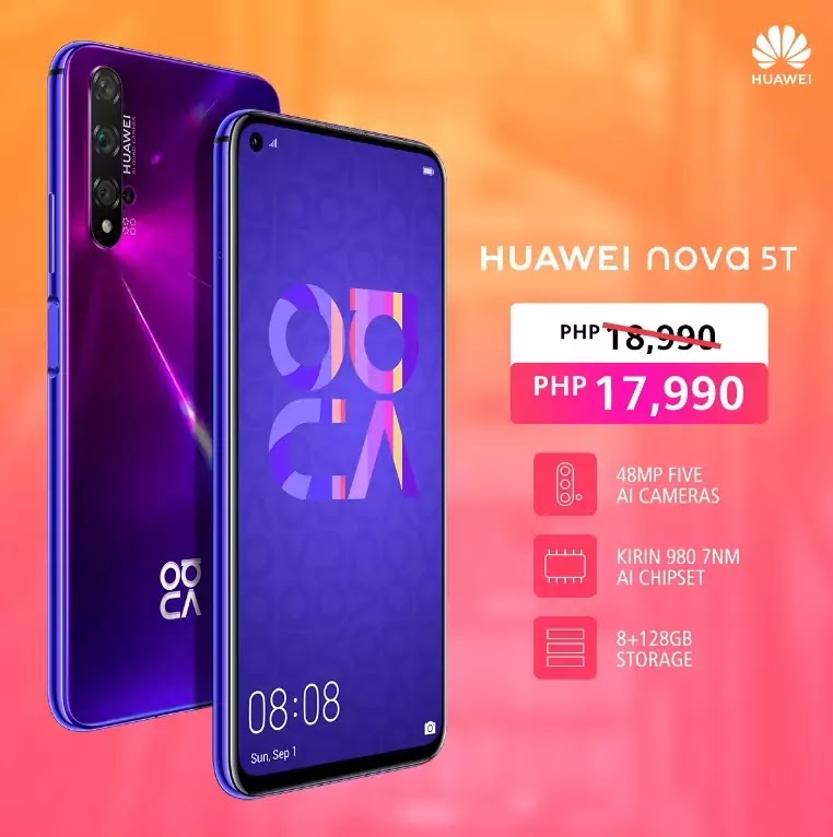 Huawei Nova 5T Price Drop