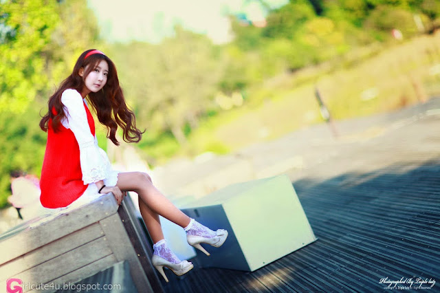 1 Park Hyun Sun outdoor - very cute asian girl-girlcute4u.blogspot.com