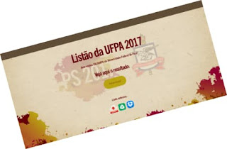  Listão UFPA 2017