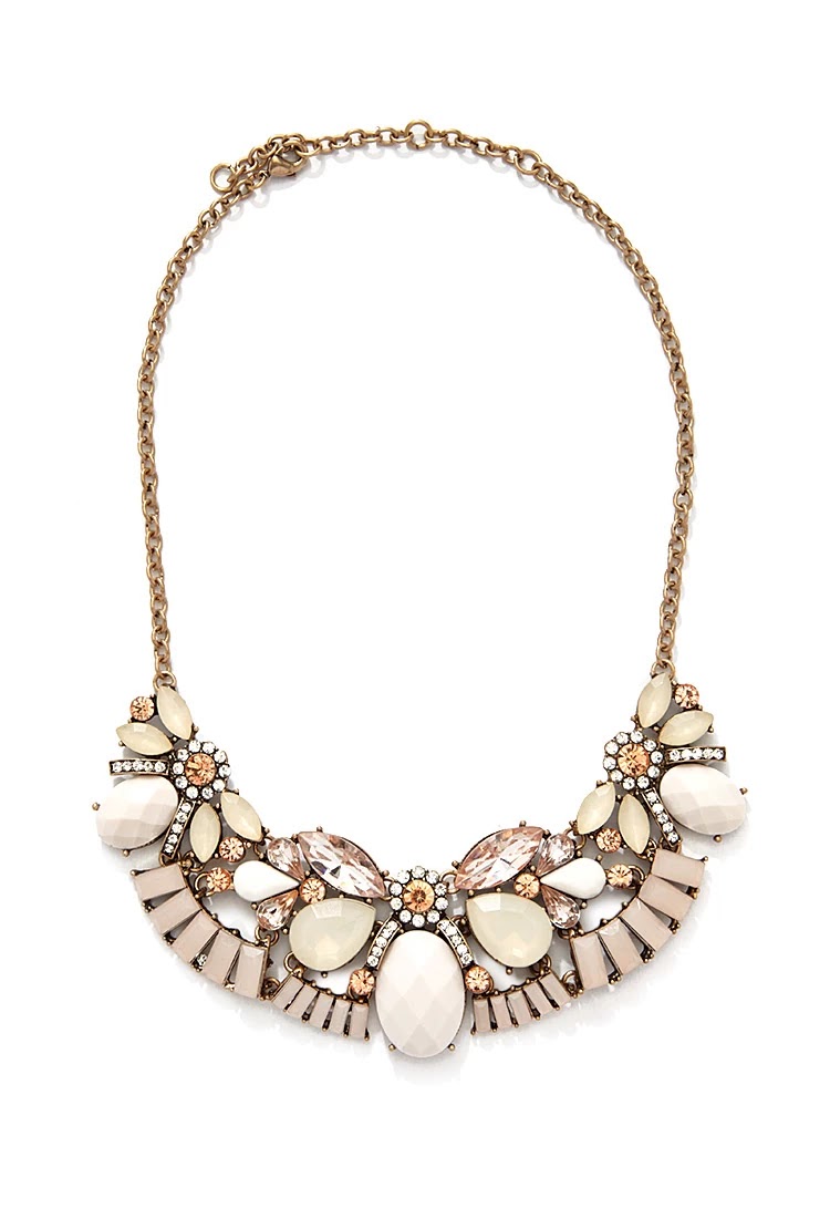 Forever 21 faux stone necklace