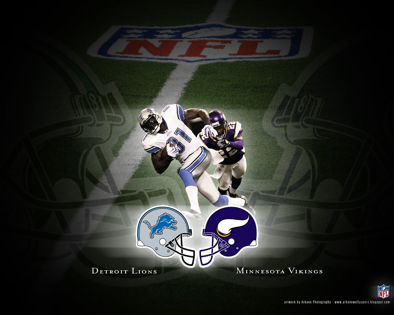 ... nfl wallpapers battle10 lions vs vikings vikings wallpapers coming