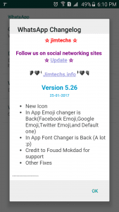 WhatsApp Plus JiMODs Mod Android APK Screenshots 2