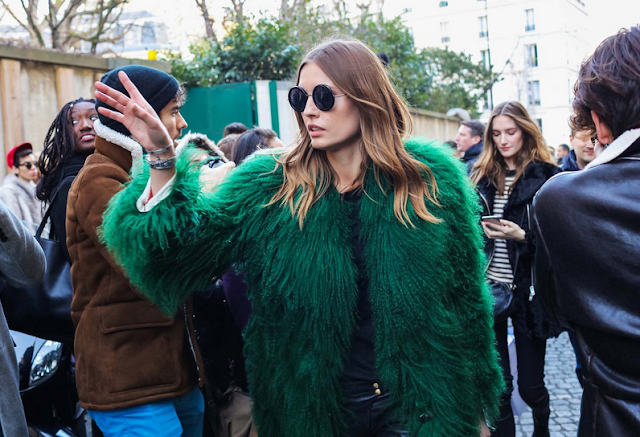 Paris Fashion Week street style coat