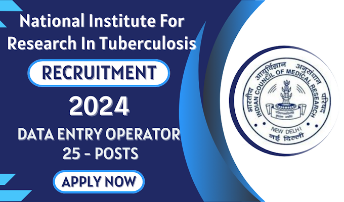 NIRT Chennai Recruitment 2024 25 DEO Posts; Apply Now!