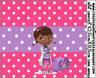 Doc McStuffins, Free Printable Candy Bar Labels