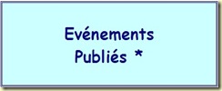 événements publiés
