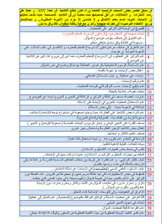 نصائح لابنائي التلاميذ حول كيفية التعامل مع موضوع البكالوريا مادة علوم الطبيعة والحياة.