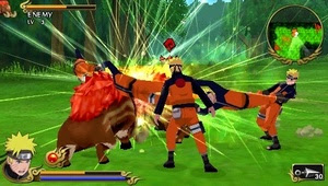 Naruto Shippuden: Legends: Akatsuki Rising(US).iso psp screenshot 2