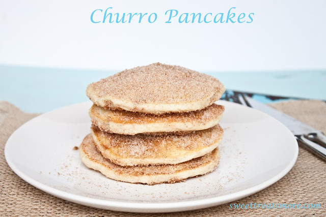 make pancake to Pancakes mix churros with Churro how