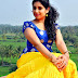 CUTE SOUTH INDIAN GIRL IN BLUE BLOUSE AND YELLOW SKIRT BEST OUTDOOR PHOTOS