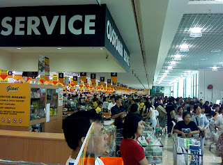 Giant Hypermart 40 Checkout Counters