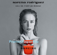 Logo Narciso Rodriguez : richiedi il campione omaggio Eau de Parfum Rouge