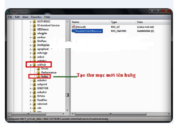 TẮT TRIỆT ĐỂ USB TRONG WINDOWS 7 4