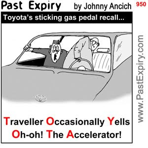 [CARTOON] Toyota.  images, pictures, cartoon, crash, news, rides, recall, safety, cars