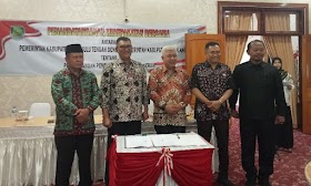 Pemkab Sarolangun MOU Pengembangan Potensi Pembangunan daerah dengan Bengkulu 