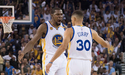 Stephen Curry and Kevin Durant