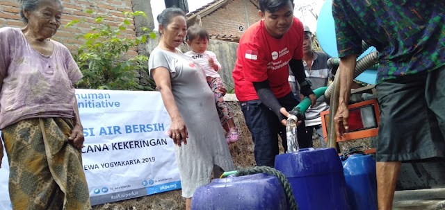 Human Initiative DIY Distribusikan 180.000 liter Air Untuk Warga yang Kesulitan Air Bersih di Gunungkidul