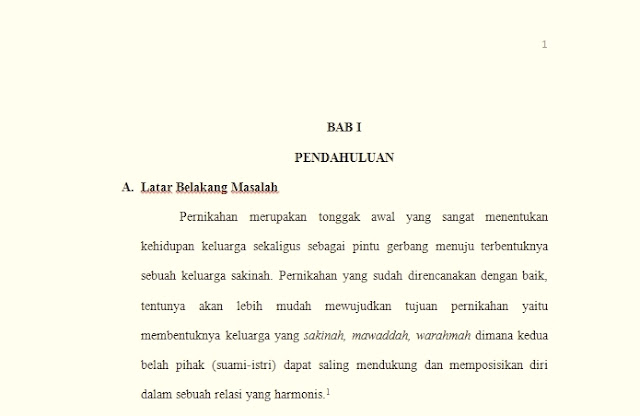 cara mudah membuat latar belakang masalah