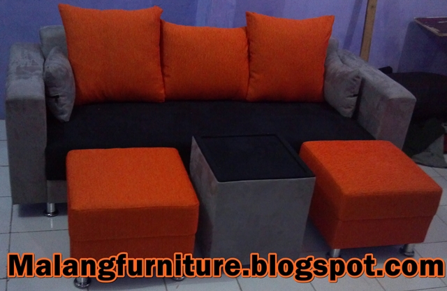 Malang Furniture Sofa  Minimalis  Tunggal Kain Bebas 6 