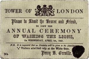 Annual Ceremony Of Washing The Lions