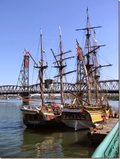 IMG_0874 Lady Washington & Hawaiian Chieftain in Portland, Oregon on May 30, 2008