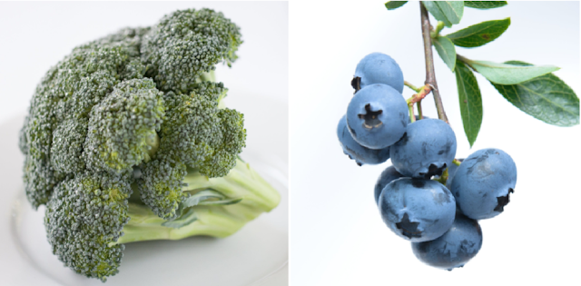 Broccoli and Blueberries