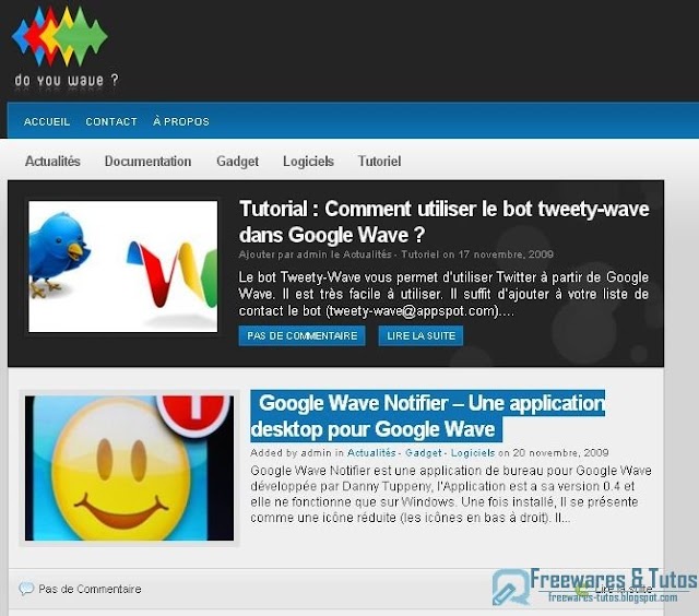 Le site du jour : Wave-France.com - Tout savoir sur Google Wave