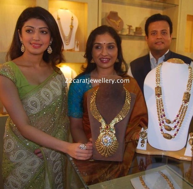 Pranitha Showcasing Antique Sets