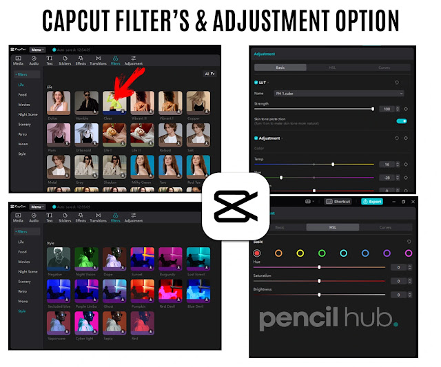 capcut pc version color grading filters