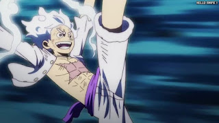 ワンピース アニメ 1074話 ルフィ ギア5 かっこいい ニカ Luffy GEAR 5 NIKA | ONE PIECE Episode 1074