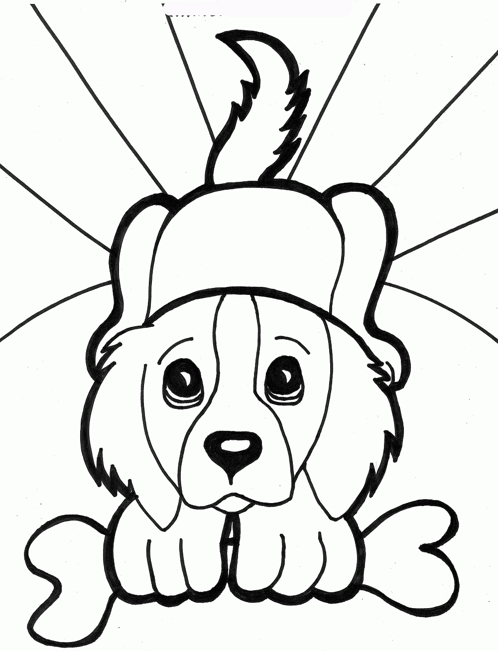 Printable Dog Coloring Pages 4